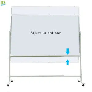 Grande lavagna magnetica Mobile Rolling White Board con supporto per la scuola dell'aula dell'ufficio