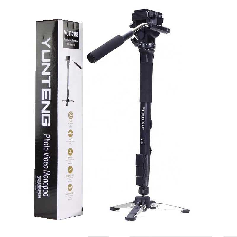 Штатив Yunteng 288 для цифровой зеркальной камеры с быстроразъемной пластиной для камеры Canon Nikon