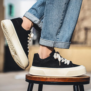 39-44 Trendy New Arrival All-Season Low-Top Lace-Up Anti-Slippery Wide-Fit Thick-Sole Versatile Casual Sporty <strong>Men's</strong> Sneakers - Product Image 3