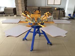 Machine de sérigraphie 6 couleurs 6 stations avec kits - Product Image 5