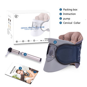 Dispositif de traction cervicale réglable bleu personnalisable de l'usine Leamai avec garantie d'un an pour soulager les douleurs au cou - Product Image 2