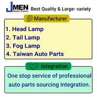 Jmen pour PEUGEOT 106 107 108 208 2008 Phare Phare Led Head Light Lampe voiture Taiwan Auto Body Parts