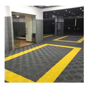 Carreaux de sol de garage anti-Uv Carreaux de sol en plastique pour lavage de voiture Tapis de sol de garage - Product Image 4