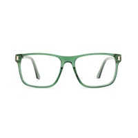 Monture de lunettes optiques carrées pleine monture, anti-lumière bleue, élégante, légère, moderne et tendance, durable et solide, pour unisexe et mode.