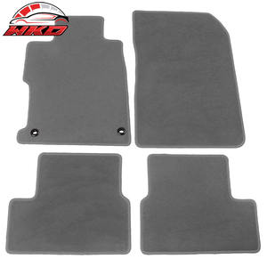 พรมปูพื้นสำหรับฮอนด้า ซีวิค คูเป้ 12-15 พรมปูพื้นสีเทาเวลัวร์กันลื่นอัตโนมัติพรมกันลื่น 4 ชิ้น - Product Image 1