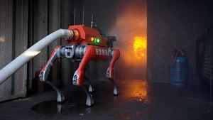Stock suffisant Unitree B2 B2-W Chien robot intelligent à quatre roues pour une performance accrue et une efficacité accrue - Product Image 5