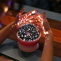 Projecteur Lumière Lampe Enfants Bébé Chambre Décor Cadeaux Pour Enfant Lampe Rotative Étoilé Lampe De Table Étoilé Galaxie Projecteur lumière