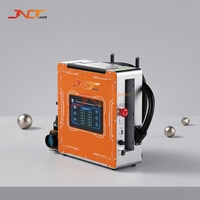 Machine de nettoyage au laser miniature 300W pour les coques de bateaux en bois, les rames, les quais et l'élimination de la moisissure et des taches sur les surfaces en bois marin.