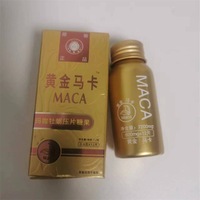 Complément alimentaire à base de racine de maca et d'extrait de ginseng de haute qualité, soutien énergétique pour hommes adultes, 12 comprimés/flacon