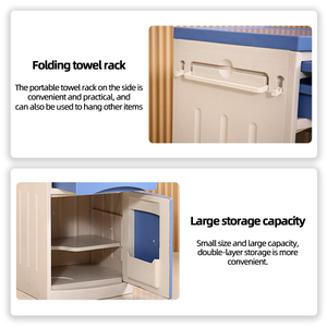 خزانة للأدراج الطبية بجانب السرير قابلة للتعديل في المستشفى ، أثاث جناح المستشفى وغرفة المريض ، إمدادات سائبة - Product Image 4