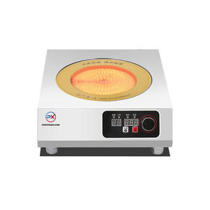 공장 저가 고화력 상업용 전기 스토브 3500W 싱글 버너 스테인리스 스틸 인덕션 쿠커 호텔용 - Product Image 1