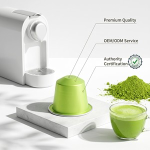 Cápsulas de Té Verde <span class=keywords><strong>Matcha</strong></span> Compatibles con Nespresso Original Line, Paquete de 10, Sin Azúcar, Cápsulas de Té Instantáneo Orgánico - Product Image 6