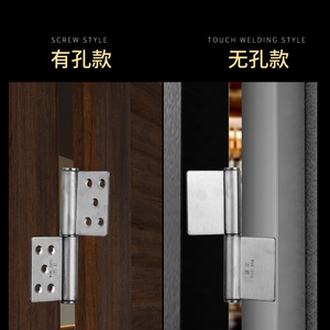 304 Stainless Steel Flag <b>Hinge</b> Thickened Quiet Removable For <b>Door</b> <b>Window</b> - Product Image 4