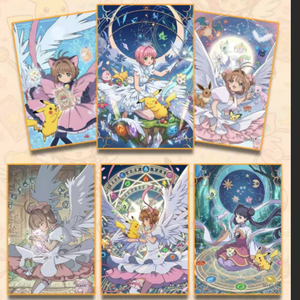 การ์ดตกแต่งผนังลายอนิเมะแบบครอสโอเวอร์ DK Custom ลายซากุระ โปเกมอน ชิคิชิ บอร์ด  ตกแต่งด้วยทองคำเปลว ของสะสมภาพประกอบมังงะ - Product Image 3