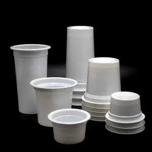 Заводская индивидуальная одноразовая пластиковая чашка для йогурта PP