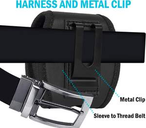 Porte-sachets universel pour tabac à mâcher, étui en <span class=keywords><strong>cuir</strong></span> <span class=keywords><strong>vegan</strong></span> noir NCP pour ZYN, Copenhagen, Skoal, Kodiak, etc. - Product Image 5