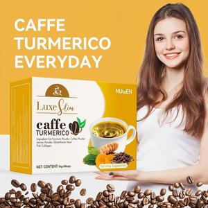 Mezcla de Café con Cúrcuma Luxe Slim Directo de Fábrica - Bebida Natural en Polvo para el Bienestar, Servicio Personalizado con MOQ Bajo - Product Image 2