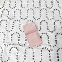 Pochette à bijoux en microfibre personnalisée, pliable, pour collier, boucles d'oreilles, bagues, emballage cadeau pour bijoux