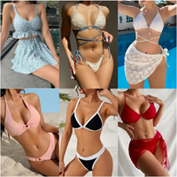 Liquidation en gros de vêtements de plage d'été, lots de maillots de bain sexy de style luxe, assortiment aléatoire de ballots de stock mixte