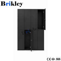 Casier de rangement Brikley à compartiments en stratifié phénolique HPL 12 mm pour vêtements de travail des personnels des centres de spa