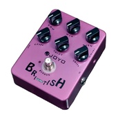 Pedal de Efecto de Retraso Metálico JOYO JF-16 UK para Guitarra e Instrumentos de Cuerda - Simulador de Amplificador de Sonido con Circuito Bruce