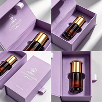 Boîte cadeau magnétique rigide en carton gaufré de luxe personnalisée pour crème visage, vernis à ongles, huile, sérum de soin de la peau, faux ongles