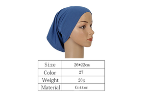 Vente en Gros de Coton Moins Cher Malaisien Musulman Capuchon Intérieur Sous-Capuchon Soild <span class=keywords><strong>Tuban</strong></span> Tube Jersey Hijabs pour Femmes Musulmanes - Product Image 6