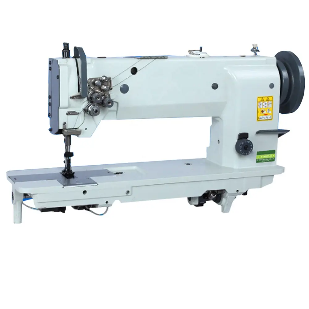 High quality Long arm heavy machine doubt needle integrated cloth twisting multi stitch industrial sewing machine for leather