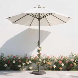 2025 moderne 2.7M/<span class=keywords><strong>3M</strong></span> jardin extérieur <span class=keywords><strong>Parasol</strong></span> acier marché Patio parapluie <span class=keywords><strong>Protection</strong></span> solaire et coupe-vent avec Base pour une utilisation dans le parc - Product Image 1