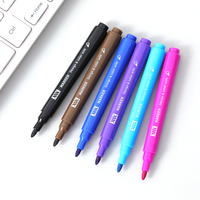 Lot de 10 mini stylos aquarelles en plastique multicolores marqueurs de couleurs lavables