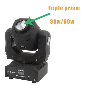 Đèn Sân Khấu Dj 3 Hiệu Ứng Lăng Kính Ba Mới Đèn Led Mini 60W Đầu Di Chuyển - Product Image 2