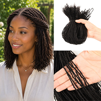 Originea Expédition Rapide Extensions de Micro Locs en Cheveux Humains 100% Naturels 0.1cm 0.2cm Sisterloc pour Femmes Vente en Gros