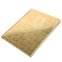 Álbum de comercio exterior transfronterizo Diseño e impresión de folletos promocionales de empresas novedosas, álbum de tarjetas doradas y plateadas