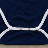 Vente en gros de combinaisons sexy personnalisées pour adultes, imprimées pour l'hiver, bleu marine, 95% coton, 5% élasthanne, combinaison à boutons à l'entrejambe, pyjama pour femmes, vêtements de nuit