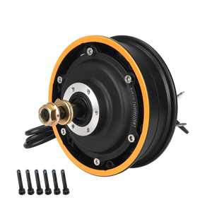 Moteur de roue motrice à frein à disque avec jante orange de 8,5 pouces pour trottinette électrique Kukirin G2 Pro - Product Image 2