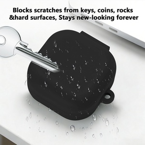 Nueva Funda Protectora de Silicona Suave Mate para Auriculares <span class=keywords><strong>Samsung</strong></span> Galaxy Buds4 Pro/Buds4, Antiarañazos, Antipolvo, con Gancho - Product Image 5