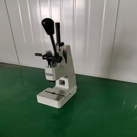Machine de poinçonnage manuelle de précision à structure compacte de bureau avec mécanisme de réglage fin à roulement et pression réglable