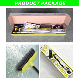 18インチソーラーパネルクリーニングブラシクリーニングキットアルミ伸縮窓クリーニングポール4エクステンションワンド付き - Product Image 6