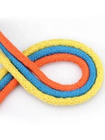 Vente en gros 3mm 4mm 5mm 6mm organique tressé emballage creux macramé torsadé nylon polyester coton corde cordon pour panier cordon de serrage