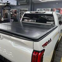 Cubierta de Caja de Camioneta Enrollable de Aleación de Aluminio para Automóvil, Cubierta Rígida para Camioneta Isuzu Dmax Ford F150 de 5.5 y 6.5 pies