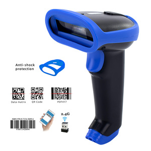 KEFAR-Escáner de código de barras inalámbrico, lector de código de barras de mano, 2D, PDF417, DataMatrix, con receptor <span class=keywords><strong>USB</strong></span>, S8 - Product Image 1