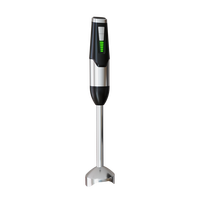 Nouveau Design Mixeur Plongeant Électrique Haute Vitesse Multifonctionnel à Deux Vitesses Variables, Ensemble en Acier Inoxydable
