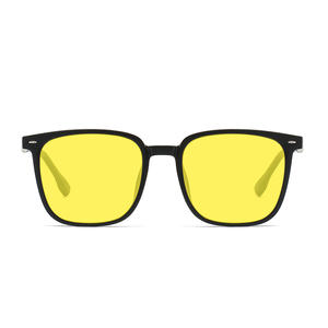 Gafas de sol unisex con protección UV400, lentes tipo 3, montura de plástico para estilo urbano y moda coreana - Product Image 4