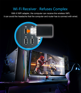 802.11ac tarjeta de red <span class=keywords><strong>receptor</strong></span> de banda Dual Wifi <span class=keywords><strong>Bluetooth</strong></span> USB 2,0 adaptador para <span class=keywords><strong>PC</strong></span> - Product Image 4