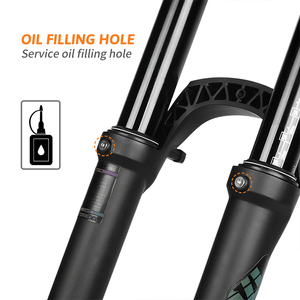 Fourche à air pour vélo de montagne TOSEEK 26 27,5 29 pouces, <span class=keywords><strong>tube</strong></span> conique en alliage d'aluminium, fourche de <span class=keywords><strong>suspension</strong></span> avant personnalisée pour VTT - Product Image 6