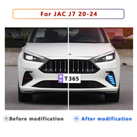 Conversion de feux diurnes à LED en gros phares anti-brouillard avant pare-chocs feux décoratifs pour JAC J7 20-24