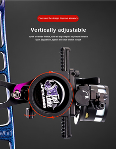 Accessoires <span class=keywords><strong>arc</strong></span>-en-ciel et flèche, nouveauté, <span class=keywords><strong>poulie</strong></span> composite avec simple aiguille, double point de visée, peut être fine - Product Image 4