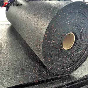 耐用重型3 12毫米厚防滑垫工厂直接供应健身房橡胶地板卷板垫卷