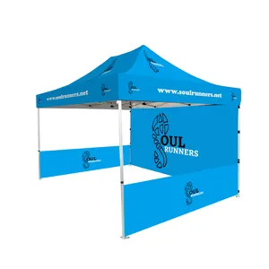 Grande tente extérieure personnalisée de marque 50mm pour salon commercial grande tente pliante gazebo popup 20x10 3x6 10x20 10x20 tente à baldaquin