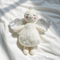 Diskon besar disesuaikan malaikat kejutan mainan mewah kecil figur katun buatan tangan untuk Hari Valentine diisi dengan katun PP